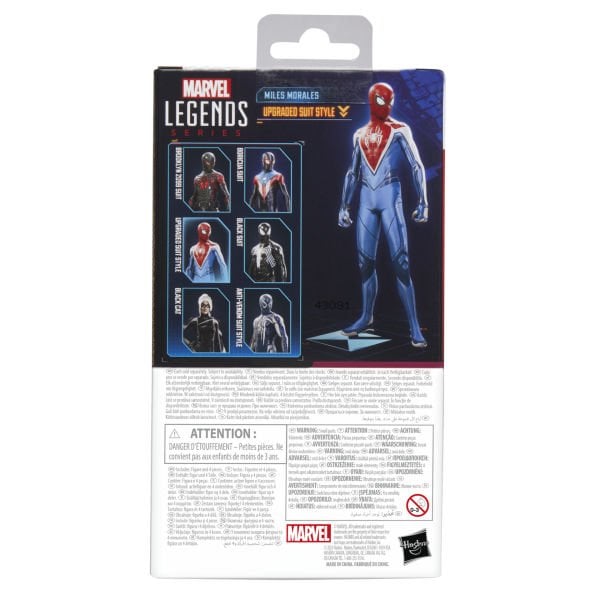 Marvel Legends Gamerverse Miles Morales Upgraded Suit Style (Spider-Man 2 Video Game) Aksiyon Figürü