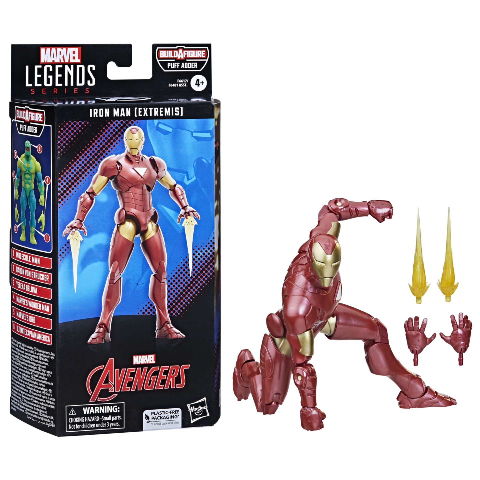 The Avengers (Classic Comic) Marvel Legends Iron Man (Extremis)