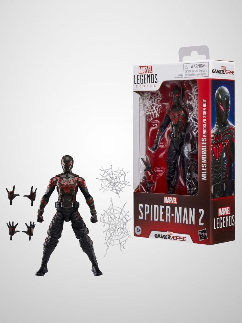 Marvel Legends Gamerverse Miles Morales Brooklyn 2099 Suit (Spider-Man 2 Video Game) Aksiyon Figürü