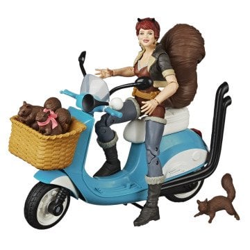 Marvel Legends Squirrel Girl on Scooter Aksiyon Figür Seti