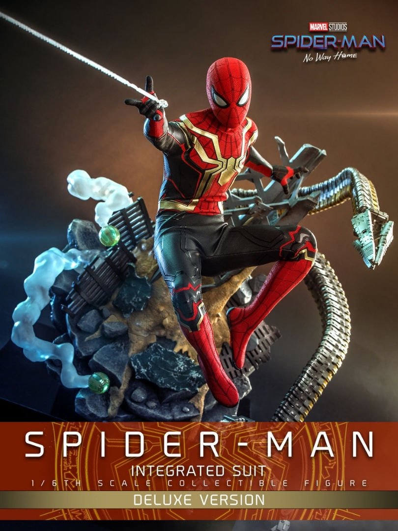 Spider-Man: No Way Home - Spider-Man (Integrated Suit) Deluxe 1/6 Scale Koleksiyon Figürü