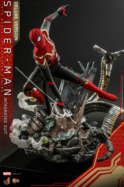 Spider-Man: No Way Home - Spider-Man (Integrated Suit) Deluxe 1/6 Scale Koleksiyon Figürü