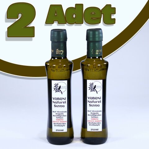 Vahşi Zeytin 2 li Vahşi Yabani Harap Delice Zeytinyağı 250ml 2 Adet (2 x 250 ml)