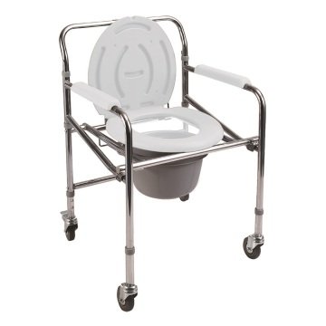 Poylin P561 Komot Klozetli Tekerlekli Banyo Tuvalet Sandalyesi