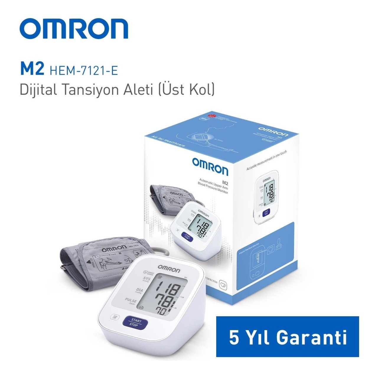 Omron Koldan Ölçmeli Tansiyon Aleti M2