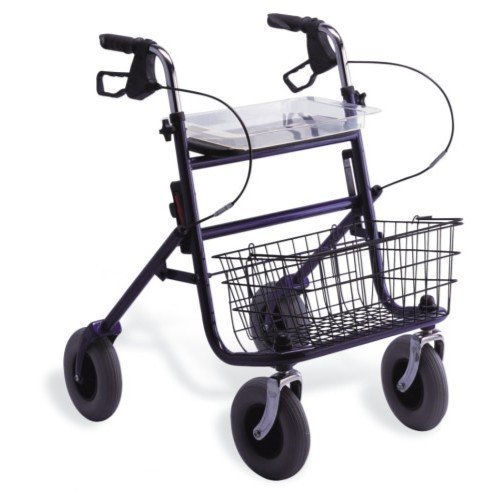 Metal Rollator Walker Kalın Tekerlekli PR-882