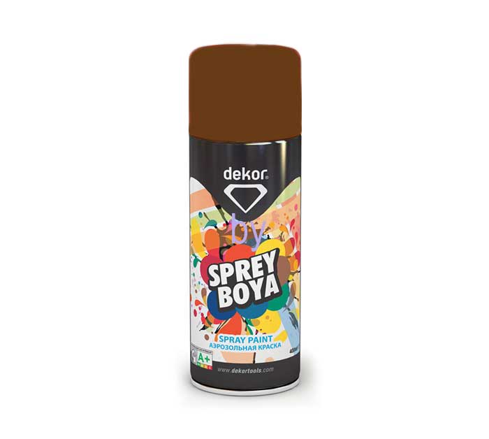 DEKOR 658 SPREY BOYA Spray Kahve 400 ml