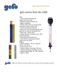 GEFO 6300 AKÜ BATARYA ASİT BOMESİ