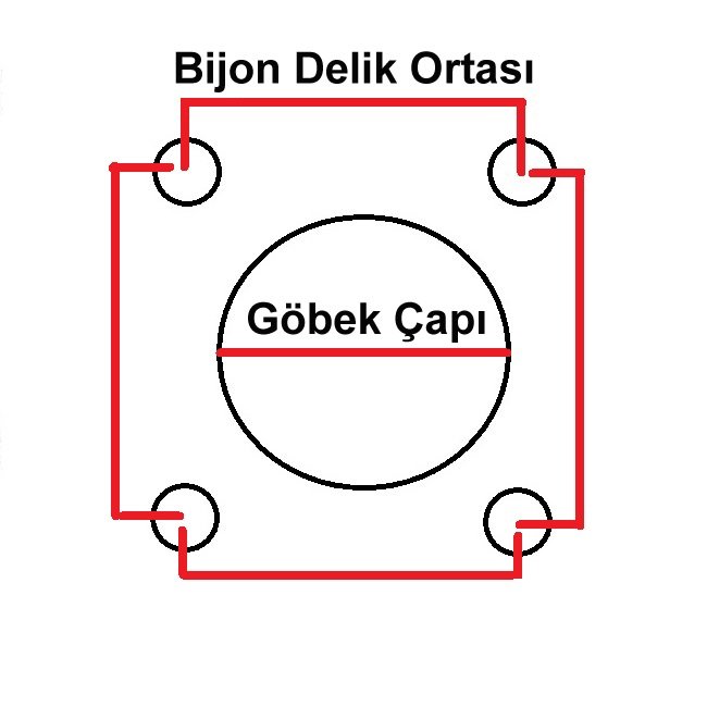 8 Jant 4.00-8 İKİ PARÇALI JANT Göbek 52 mm 3.50-8