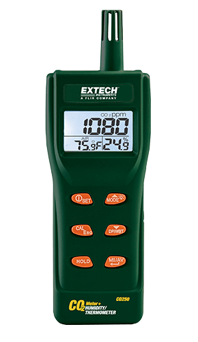 Taşınır İç mekan Hava Kalitesi ölçer CO2 CO250 Extech