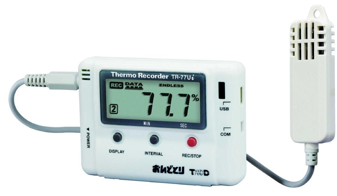 T&D TR-77Ui Geniş  Aralıklı Nem ve Sıcaklık  Kayıt Aygıtı
