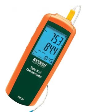 Extech TM100: K/J Tipi Tek Girişli Termometre