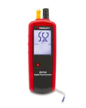 Psikrometre Dijital, K problu, Nem, Islak Hazne ve Çiğ Noktası RHT45