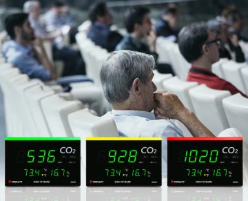 Hava Kalitesi CO2 Ölçer LED uyarılı dokunmatik ekranlı GSM250 Triplett