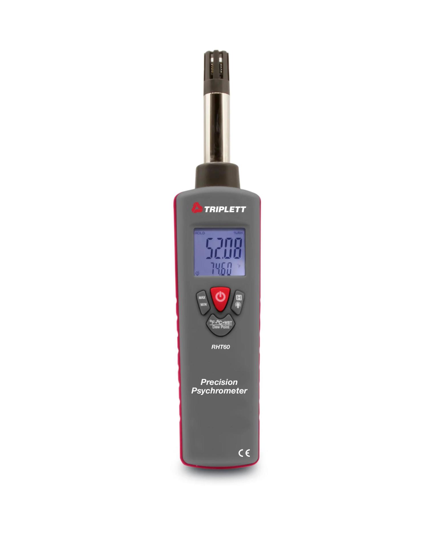 Psikrometre Nem ve Sıcaklık Ölçer Hassas model RHT60 Triplett