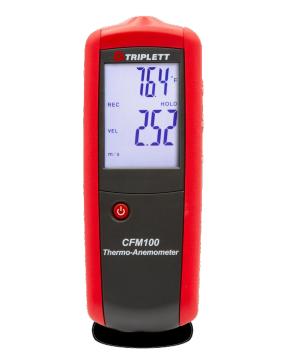 Termo Anemometre CFM CMM Hava Hızı, Akış ve Sıcaklığı Ölçer CFM100 Triplett