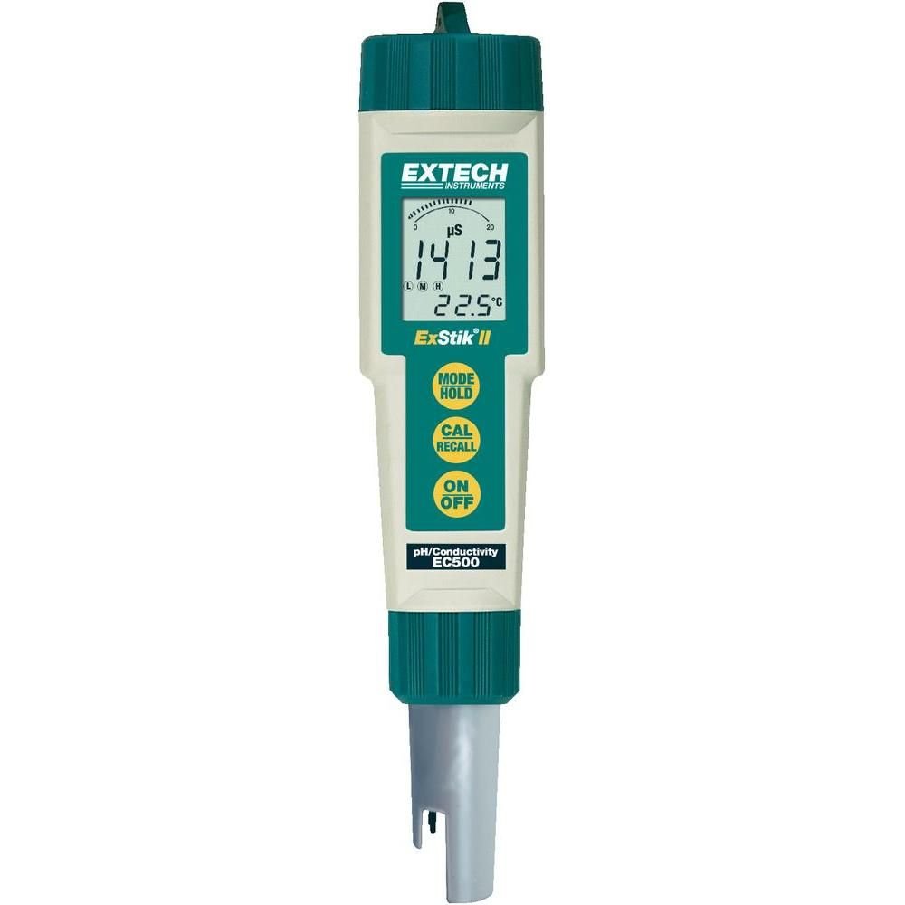 Extech EC500: Su geçirmez ExStik® II pH/İletkenlik Ölçüm Cihazı