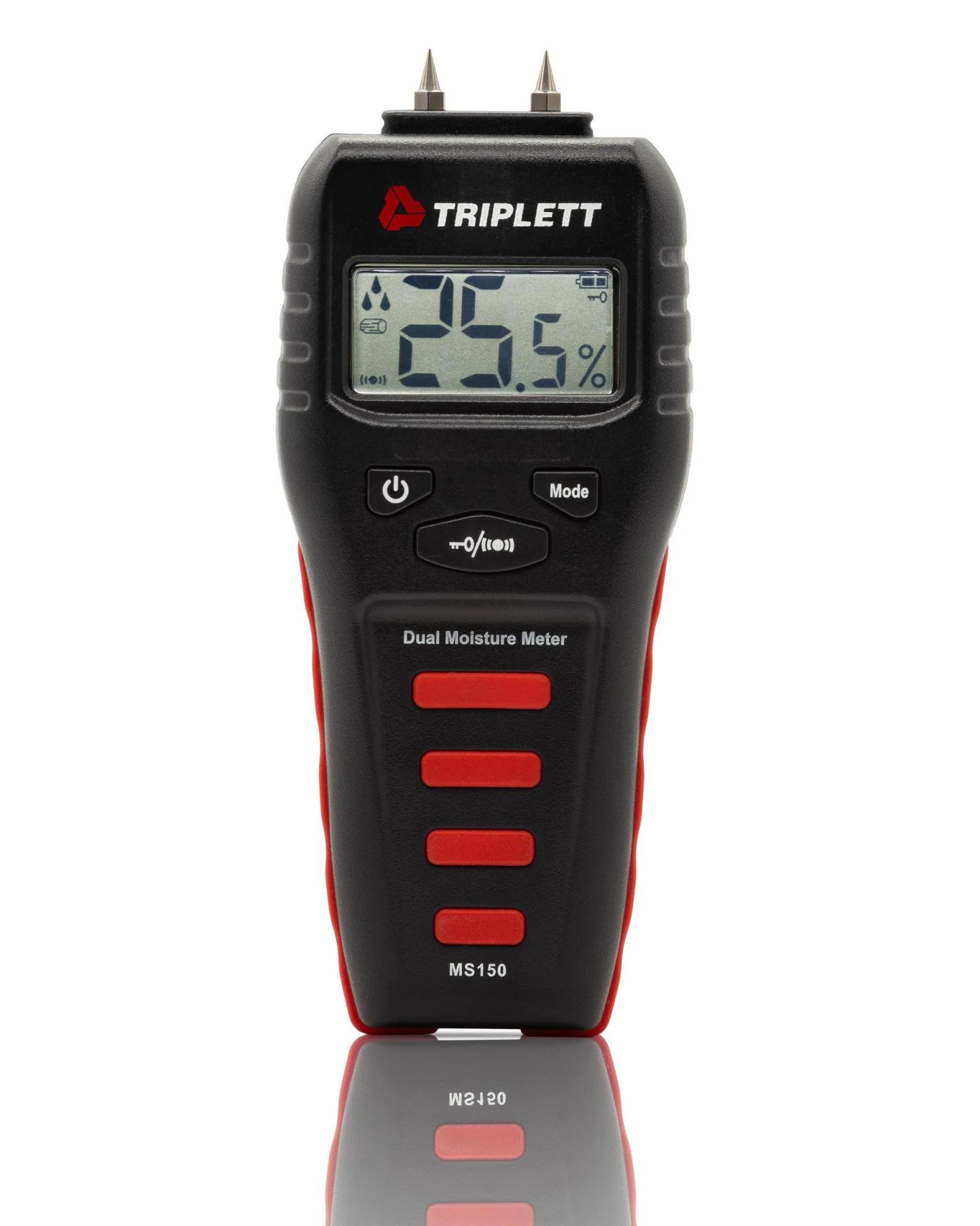İğne & İğnesiz Rutubet Ölçer İşitebilir Göstergeli; Tahta & Yapı Malzemesi : %1.5 .. %50. İğnesiz: %6 .. %99.9 - (MS150)