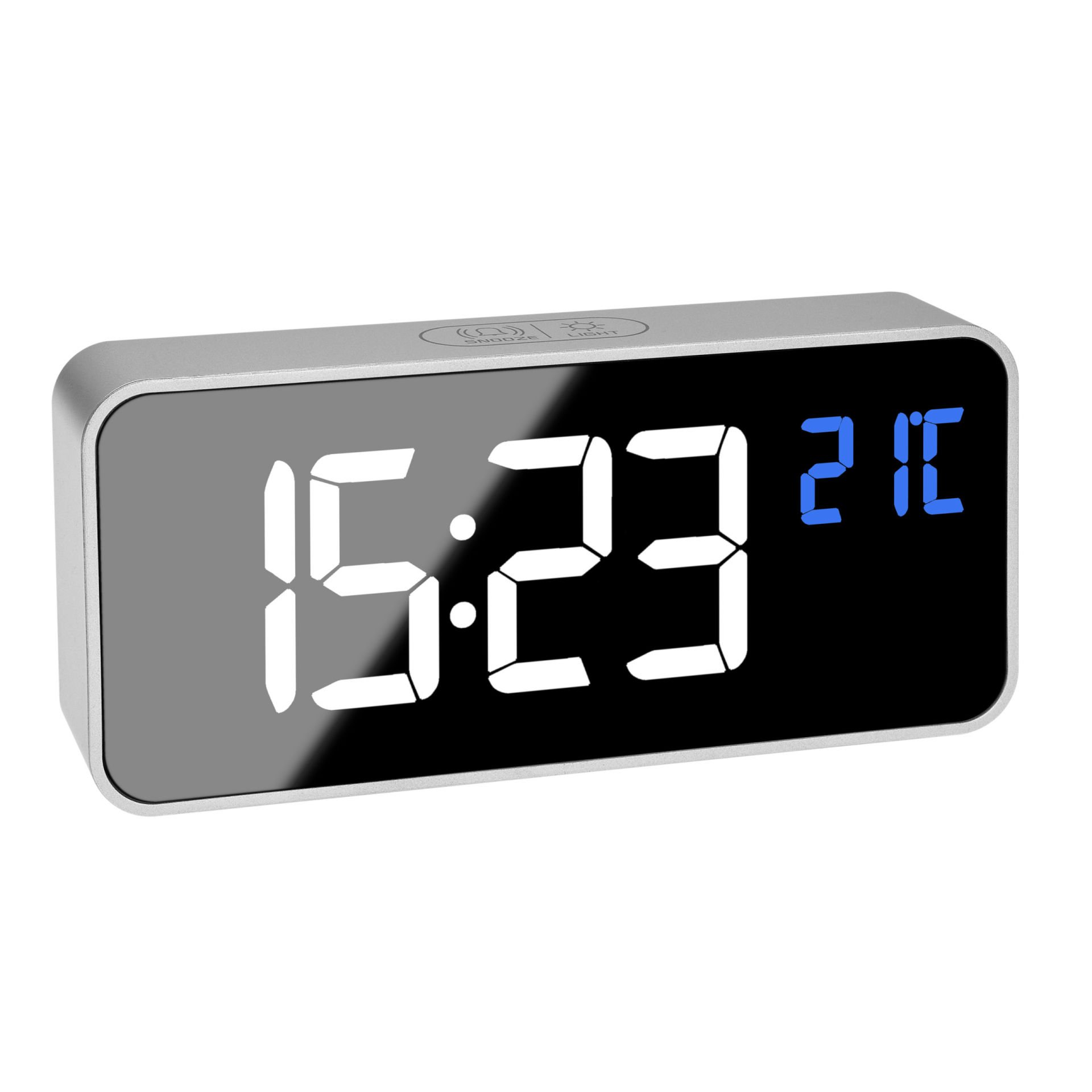 Dijital saat farklı alarm sesleri TFA 60.2032.54
