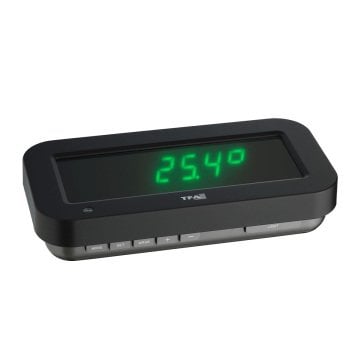 TFA 60.5009.04 - LED yeşil 3-D etkili saat
