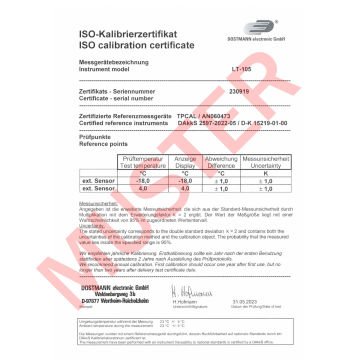 Profesyonel Dijital Termometre LT105 31.1049.02.K