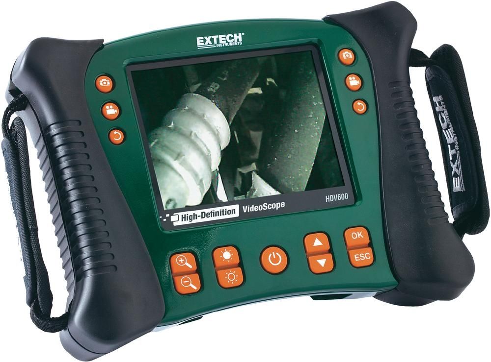 Extech HDV640W  Telsiz El seti ve bükülebilen proba sahip HD VideoScope Takımı