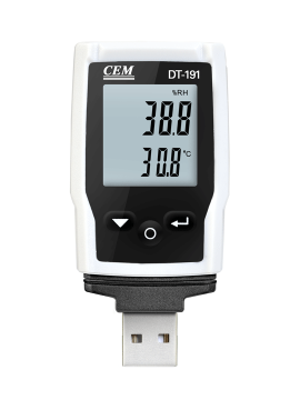 USB girişli PDF Sıcaklık/Nem dataloggerları DT-191A