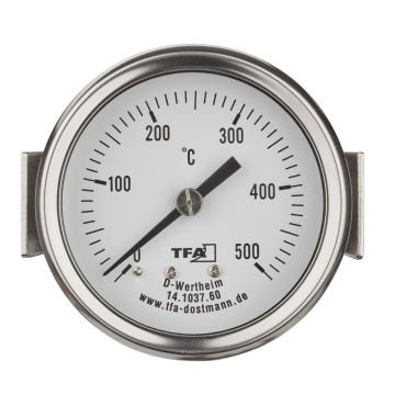 Fırın Termometresi kıvrılır metal problu 14.1037.60