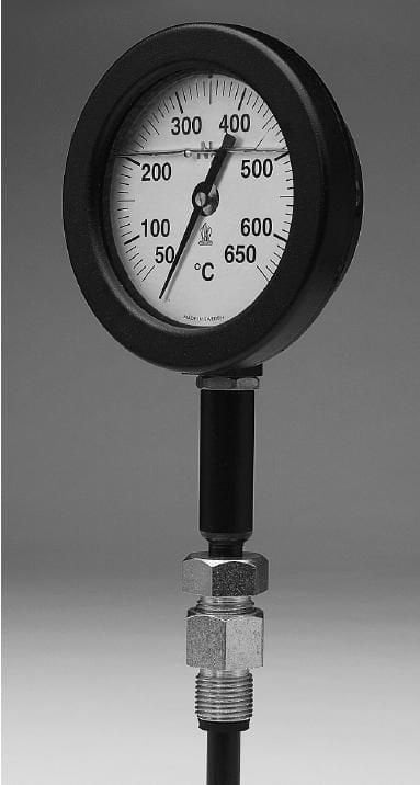Gemi Egzost Termometresi Silikon yağlı +50 +650°C