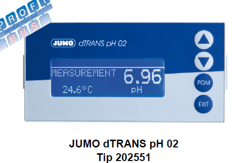 JUMO dTrans ph02 ph kontrol aygıtı