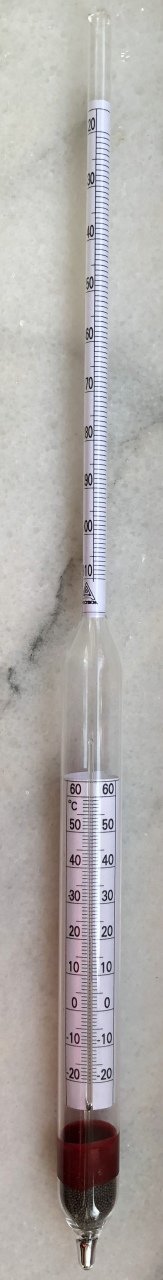 Termometreli Dansimetreler/ Alkolometreler
