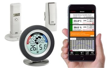 TFA WEATHERHUB 31.4008.02 İç mekan Klima Gözlem Cihazı COSY RADAR