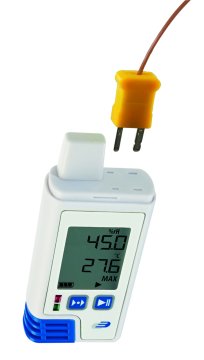 5005-0214 Sıcaklık Nem ve 2 adet K-tipi harici sensör girişli Datalogger