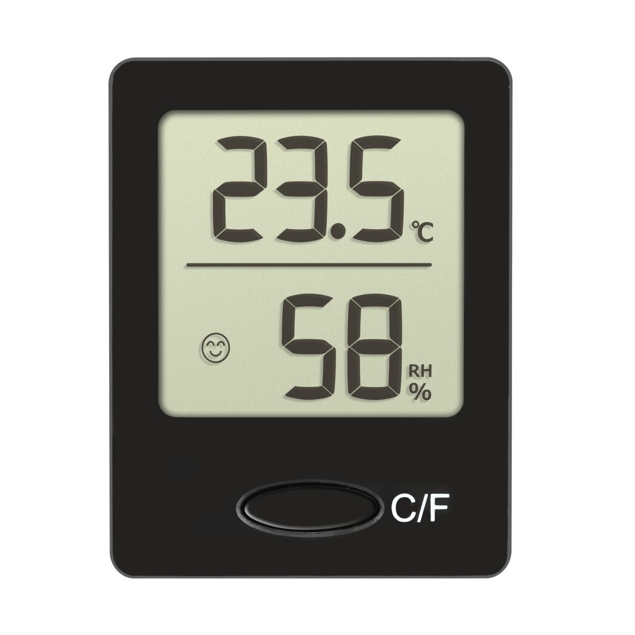 Dijital termo-higrometre 30.5041 beyaz ve siyah