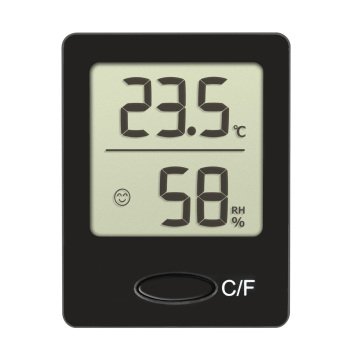 Dijital termo-higrometre 30.5041 beyaz ve siyah