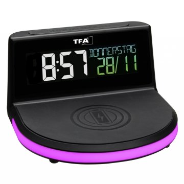 Telsiz şarj eden alarmlı saat CHARGE-IT WIRELESS 60.2028