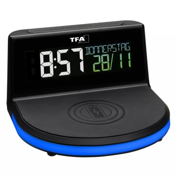Telsiz şarj eden alarmlı saat CHARGE-IT WIRELESS 60.2028