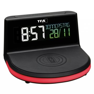 Telsiz şarj eden alarmlı saat CHARGE-IT WIRELESS 60.2028