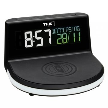Telsiz şarj eden alarmlı saat CHARGE-IT WIRELESS 60.2028