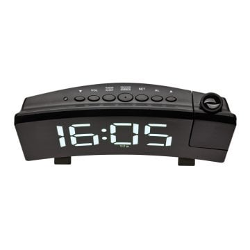 Projeksiyon alarm saati radyo USB şarj fonksiyonlu 60.5015