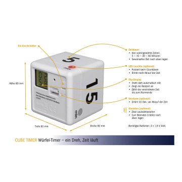 Dijital timer CUBE-TIMER 38.2032