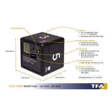 Dijital timer CUBE-TIMER 38.2040.01