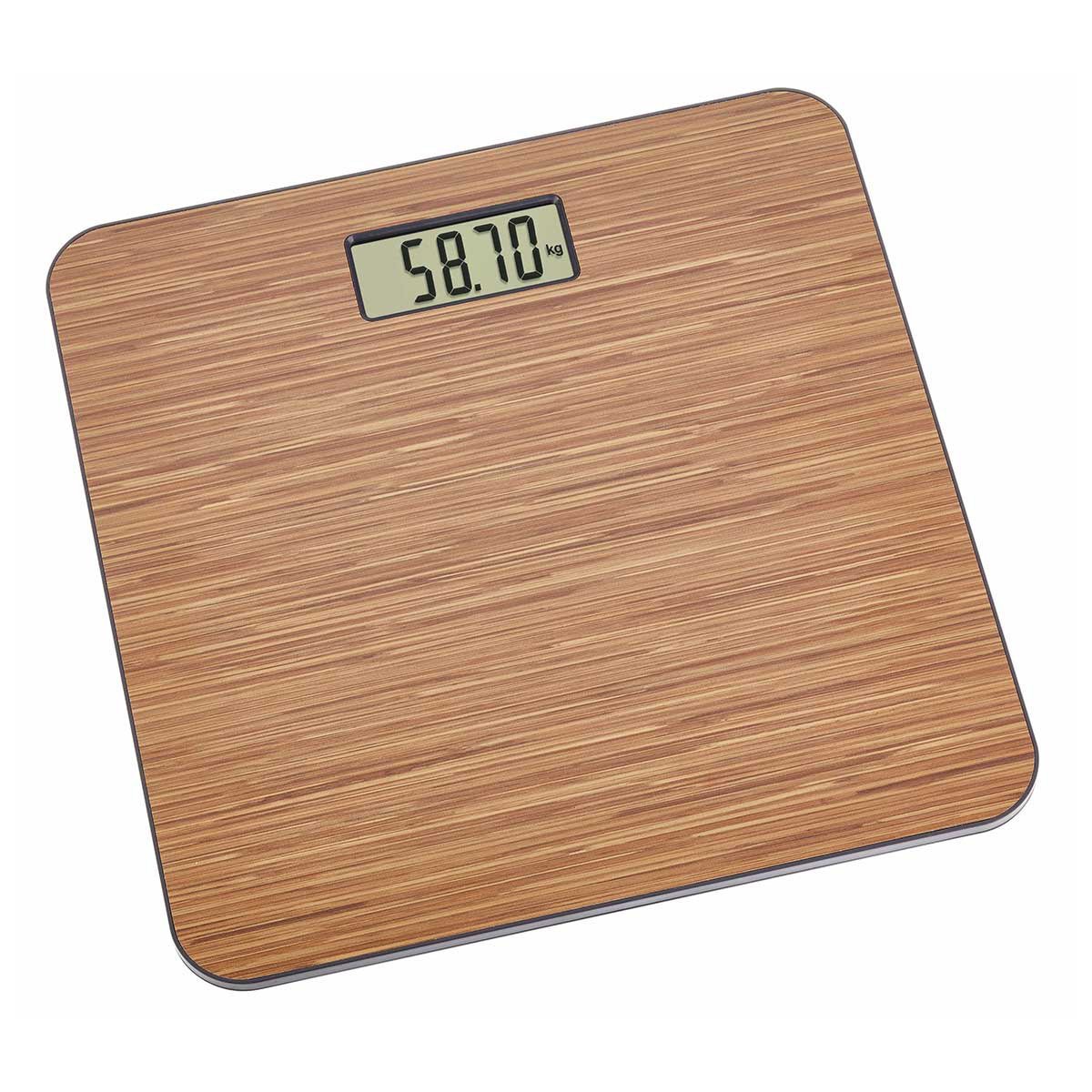 Digital bathroom scales with wooden look RUMBA 50.1013.08