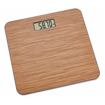 Digital bathroom scales with wooden look RUMBA 50.1013.08