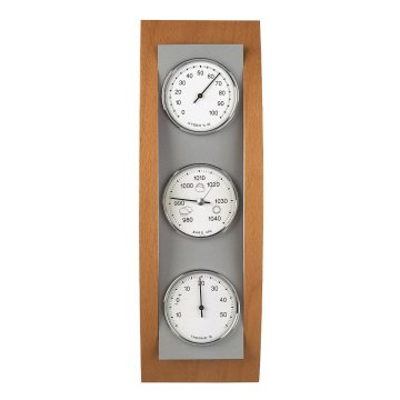 Analog hava istasyonu aluminyum ve tahtadan mamul 20.1082.05