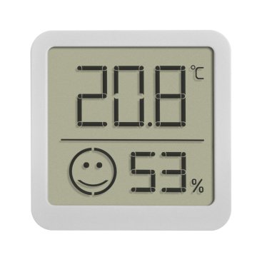 Dijital termo-higrometre konfor seviyeli  beyaz 4lü 30.5053.02.04