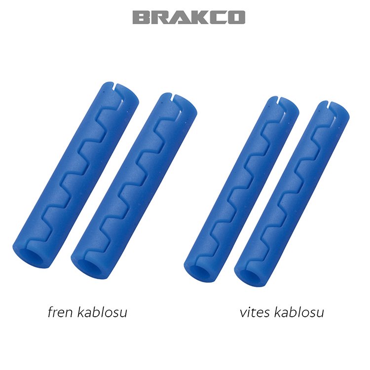 Brakco Vites Fren Kablo Koruma Seti Mavi
