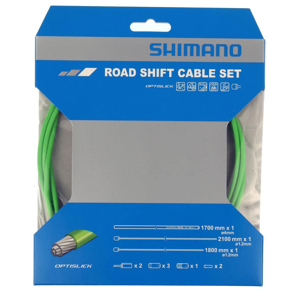 Shimano OT-SP41 Optislick Yol Vites Kablo Seti Yeşil
