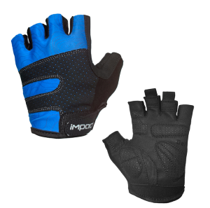 İmpact Peak Kısa Parmak Bisiklet Eldiveni Siyah-Mavi -XL Beden