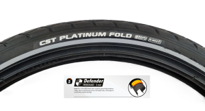 Cst Platinum Fold 20x1.75 Defender Rebound 3mm Zırhlı Dış Lastik Reflektörlü C1762